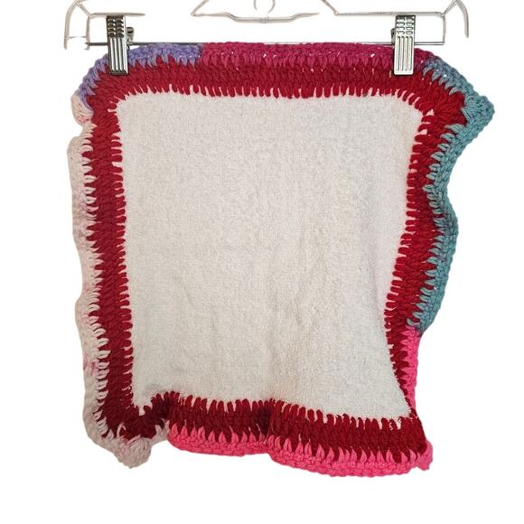 Washcloths w/ Crochet Edges-Set of 6 - Picture 1 of 8
